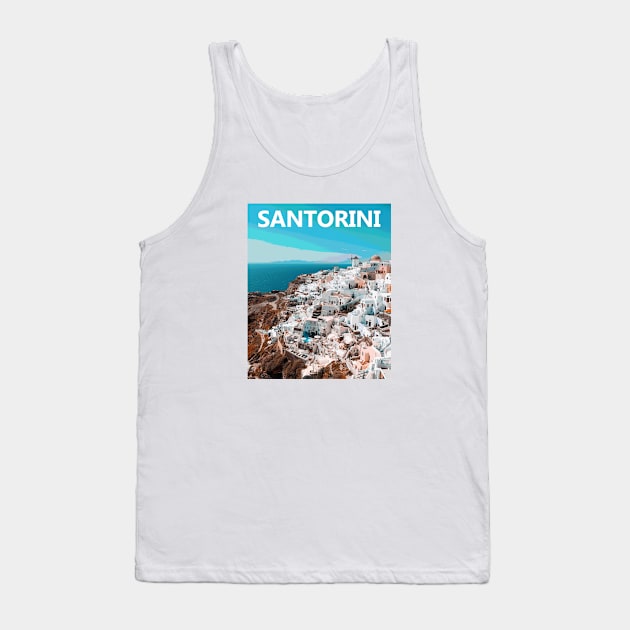 Santorini Tank Top by greekcorner